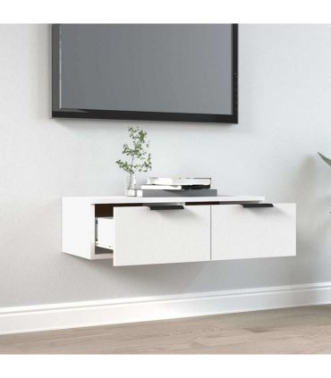 vidaXL Wall Cabinet White 68x30x20 cm Engineered Wood