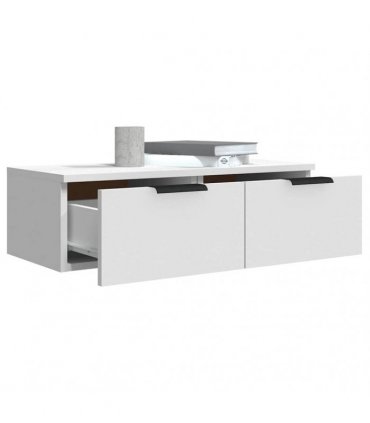 vidaXL Wall Cabinet White 68x30x20 cm Engineered Wood