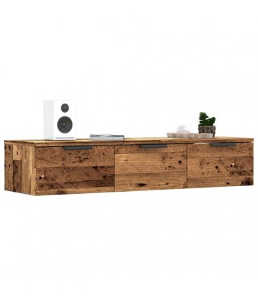 vidaXL Wall Cabinet Old Wood 102x30x20 cm Engineered Wood