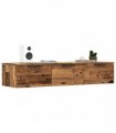vidaXL Wall Cabinet Old Wood 102x30x20 cm Engineered Wood