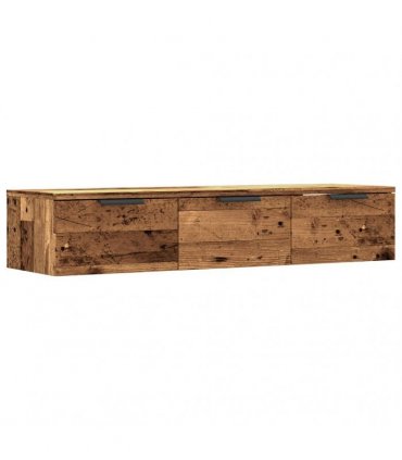 vidaXL Wall Cabinet Old Wood 102x30x20 cm Engineered Wood
