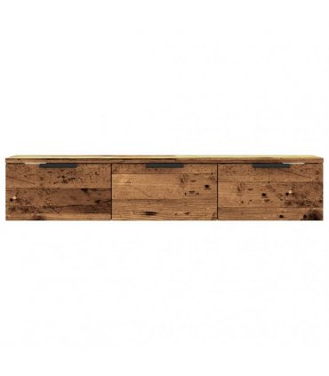 vidaXL Wall Cabinet Old Wood 102x30x20 cm Engineered Wood