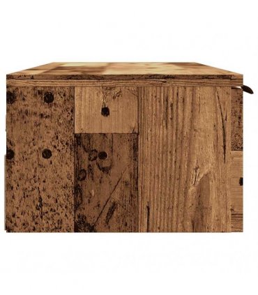 vidaXL Wall Cabinet Old Wood 102x30x20 cm Engineered Wood