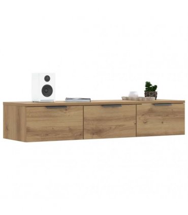 vidaXL Wall Cabinet Artisan Oak 102x30x20 cm Engineered Wood