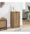 vidaXL Shoe Cabinet Artisan Oak 29.5x35x70 cm Engineered Wood