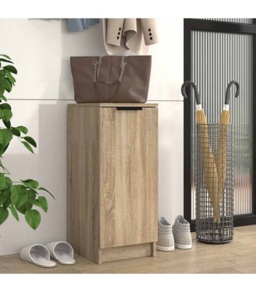 vidaXL Shoe Cabinet Sonoma Oak 30x35x70 cm Engineered Wood