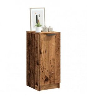 vidaXL Shoe Cabinet Old Wood 29.5x35x70 cm Engineered Wood
