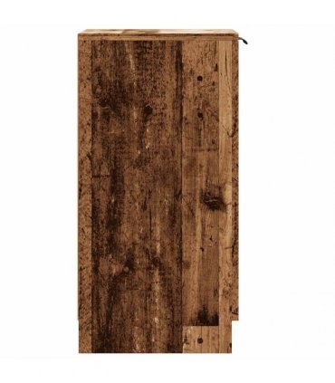 vidaXL Shoe Cabinet Old Wood 29.5x35x70 cm Engineered Wood