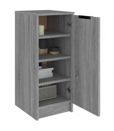 vidaXL Shoe Cabinet Grey Sonoma 30x35x70 cm Engineered Wood