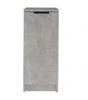 vidaXL Shoe Cabinet Concrete Grey 30x35x70 cm Engineered Wood