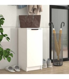 vidaXL Shoe Cabinet White 30x35x70 cm Engineered Wood