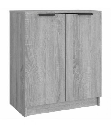 vidaXL Shoe Cabinet Grey Sonoma 59x35x70 cm Engineered Wood