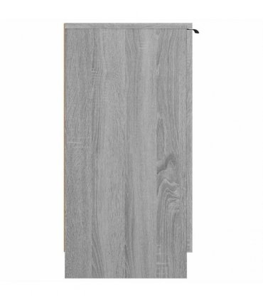 vidaXL Shoe Cabinet Grey Sonoma 59x35x70 cm Engineered Wood