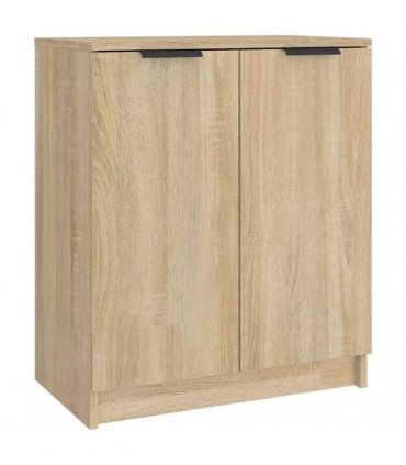 vidaXL Shoe Cabinet Sonoma Oak 59x35x70 cm Engineered Wood