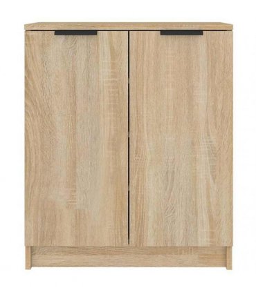 vidaXL Shoe Cabinet Sonoma Oak 59x35x70 cm Engineered Wood