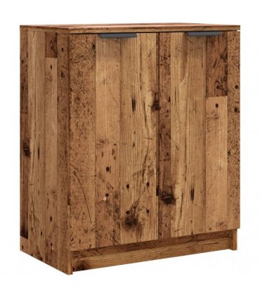 vidaXL Shoe Cabinet Old Wood 59x35x70 cm Engineered Wood