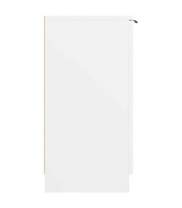 vidaXL Shoe Cabinet White 59x35x70 cm Engineered Wood