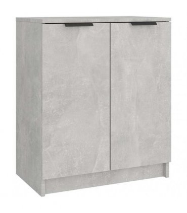 vidaXL Shoe Cabinet Concrete Grey 59x35x70 cm Engineered Wood
