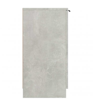 vidaXL Shoe Cabinet Concrete Grey 59x35x70 cm Engineered Wood