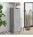 vidaXL Shoe Cabinet Grey Sonoma 30x35x100 cm Engineered Wood