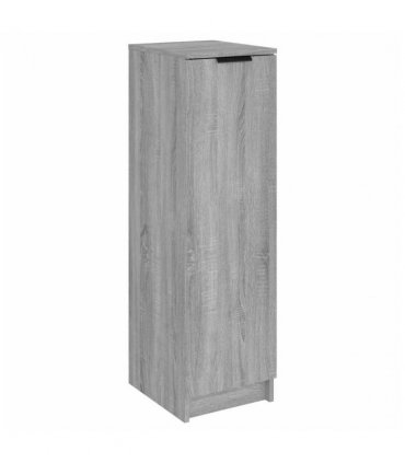vidaXL Shoe Cabinet Grey Sonoma 30x35x100 cm Engineered Wood