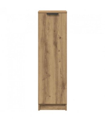vidaXL Shoe Cabinet Artisan Oak 29.5x35x100.5 cm Engineered Wood