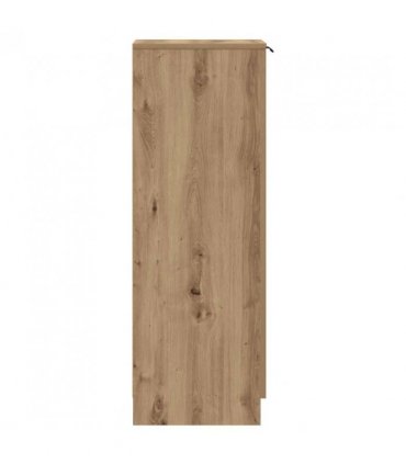 vidaXL Shoe Cabinet Artisan Oak 29.5x35x100.5 cm Engineered Wood