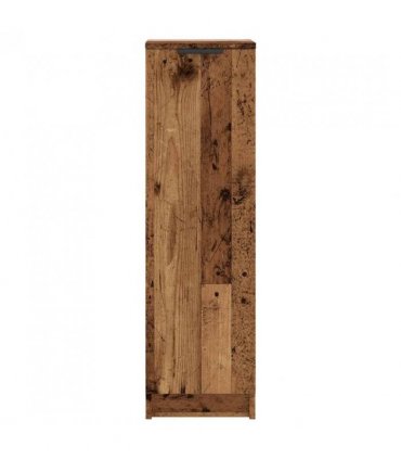 vidaXL Shoe Cabinet Old Wood 29.5x35x100.5 cm Engineered Wood