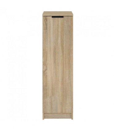 vidaXL Shoe Cabinet Sonoma Oak 30x35x100 cm Engineered Wood