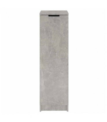 vidaXL Shoe Cabinet Concrete Grey 30x35x100 cm Engineered Wood