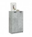 vidaXL Shoe Cabinet Concrete Grey 59x35x100.5 cm Engineered Wood