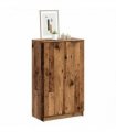 vidaXL Shoe Cabinet Old Wood 59x35x100.5 cm Engineered Wood