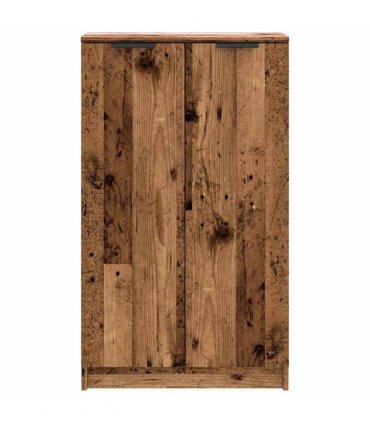 vidaXL Shoe Cabinet Old Wood 59x35x100.5 cm Engineered Wood
