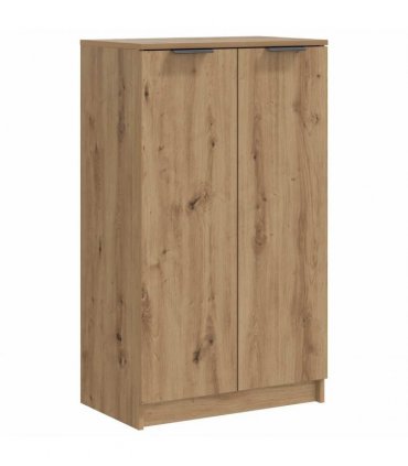 vidaXL Shoe Cabinet Artisian Oak 59x35x100.5 cm Engineered Wood — Colour: artisan oak