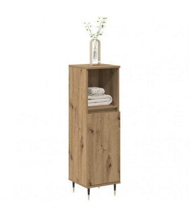 vidaXL Shoe Cabinet Artisian Oak 59x35x100.5 cm Engineered Wood — Colour: artisan oak
