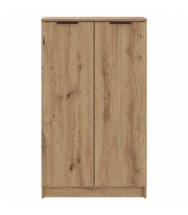 vidaXL Shoe Cabinet Artisian Oak 59x35x100.5 cm Engineered Wood — Colour: artisan oak