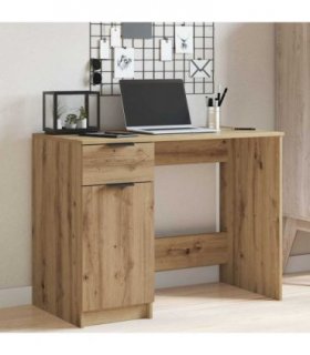 vidaXL Desk Artisan Oak 100x50x75 cm Engineered Wood