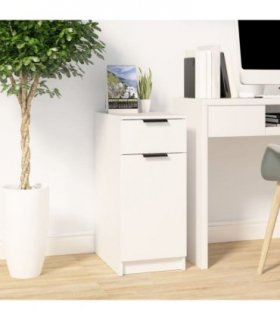 vidaXL Desk Cabinet | White | Engineered wood | Medium | Desk Cabinet