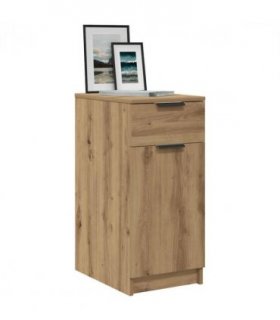 vidaXL Desk Cabinet Artisan Oak 33x50x75 cm Engineered Wood