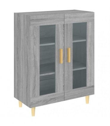 vidaXL Sideboard Grey Sonoma 69.5x34x90 cm Engineered Wood — V0672032242