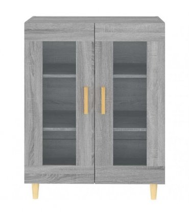 vidaXL Sideboard Grey Sonoma 69.5x34x90 cm Engineered Wood — V0672032242