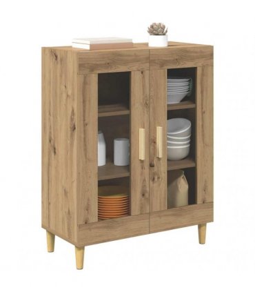 vidaXL Sideboard Artisan Oak 69.5 x 34 x 90 cm Engineered Wood — V0672032244