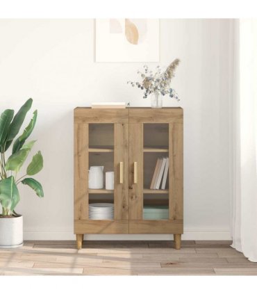 vidaXL Sideboard Artisan Oak 69.5 x 34 x 90 cm Engineered Wood — V0672032244