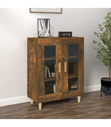 vidaXL Sideboard Smoked Oak 69.5x34x90 cm Engineered Wood — V0672032245