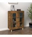 vidaXL Sideboard Smoked Oak 69.5x34x90 cm Engineered Wood — V0672032245
