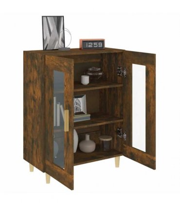 vidaXL Sideboard Smoked Oak 69.5x34x90 cm Engineered Wood — V0672032245