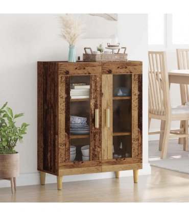 vidaXL Sideboard Old Wood 69.5 x 34 x 90 cm Engineered Wood — V0672032246