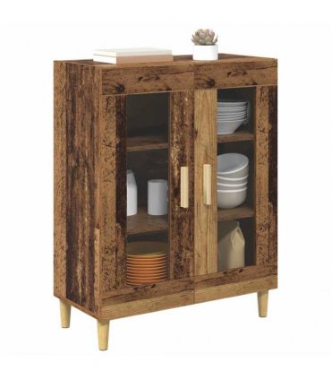 vidaXL Sideboard Old Wood 69.5 x 34 x 90 cm Engineered Wood — V0672032246
