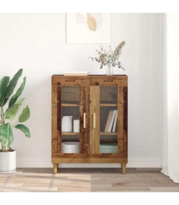 vidaXL Sideboard Old Wood 69.5 x 34 x 90 cm Engineered Wood — V0672032246