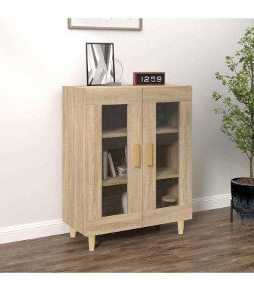 vidaXL Sideboard Sonoma Oak 69.5x34x90 cm Engineered Wood — V0672032247